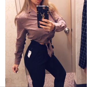 🖤 Sexy Black 90’s Paperbag Pants